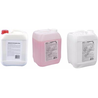 EuroLite Set 3x UV-Seifenblasenfluid 5l gelb + rot + blau, Lichttechnik Zubehör EuroLite Set 3x UV-Seifenblasenfluid 5l gelb + rot + blau, Lichttechnik Zubehör