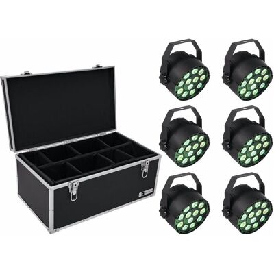 EuroLite Set 6x LED PARty TCL Spot + Case TDV-1 (3 W, LED), Scheinwerfer, Mehrfarbig EuroLite Set 6x LED PARty TCL Spot + Case TDV-1 (3 W, LED), Scheinwerfer, Mehrfarbig