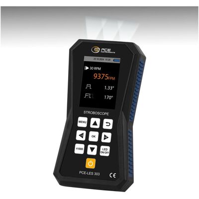 PCE Instruments PCE-LES 303 LED-Stroboskop Anzahl LEDs (Details):3 St. Kaltwei (LED), Scheinwerfer, Weiss PCE Instruments PCE-LES 303 LED-Stroboskop Anzahl LEDs (Details):3 St. Kaltwei (LED), Scheinwerfer, Weiss