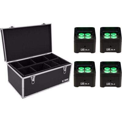 EuroLite Set 4x LED TL-4 Trusslight + Case (8 W, LED), Scheinwerfer, Mehrfarbig EuroLite Set 4x LED TL-4 Trusslight + Case (8 W, LED), Scheinwerfer, Mehrfarbig