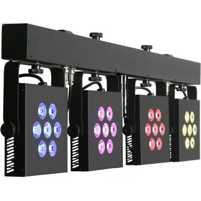 EuroLite LED KLS-3002 MK2 Kompakt-Lichtset AIR (12 W, LED), Scheinwerfer, Schwarz EuroLite LED KLS-3002 MK2 Kompakt-Lichtset AIR (12 W, LED), Scheinwerfer, Schwarz