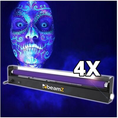 Halloween TL Blacklight Set - 4x 60 cm tl Blacklight in Armatuur, Lichttechnik Zubehör Halloween TL Blacklight Set - 4x 60 cm tl Blacklight in Armatuur, Lichttechnik Zubehör