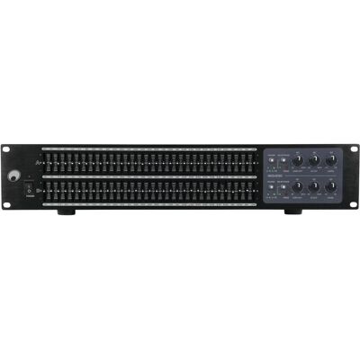 Omnitronic GEQ-2310 (Equalizer), Effektgerät, Schwarz Omnitronic GEQ-2310 (Equalizer), Effektgerät, Schwarz