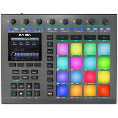 Nektar Pad-Controller Aruba, MIDI Controller, Grau Nektar Pad-Controller Aruba, MIDI Controller, Grau
