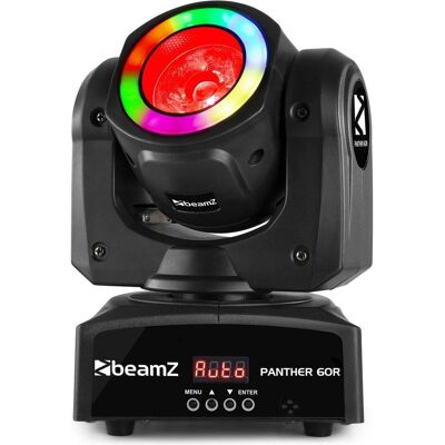 BeamZ Moving Head Panther 60R (60 W, LED), Scheinwerfer, Schwarz BeamZ Moving Head Panther 60R (60 W, LED), Scheinwerfer, Schwarz