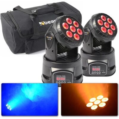 BeamZ MOVEMADESSET 2X MHL74 WASH IN Sightbag (150 W, LED), Scheinwerfer, Schwarz BeamZ MOVEMADESSET 2X MHL74 WASH IN Sightbag (150 W, LED), Scheinwerfer, Schwarz