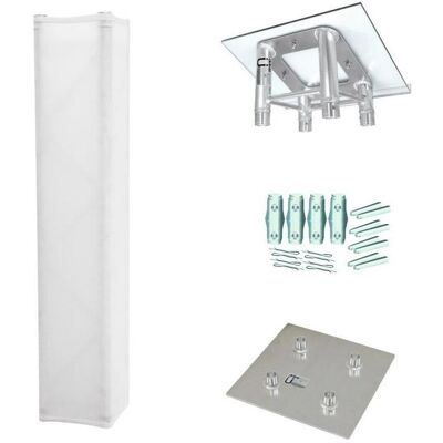 Alutruss Traversenset Rednerpult, Montage Lichttechnik, Weiss Alutruss Traversenset Rednerpult, Montage Lichttechnik, Weiss