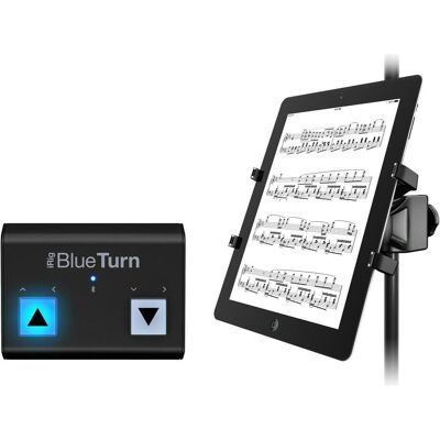 IK Multimedia Tablet Page Turner Bundle, MIDI Controller, Schwarz IK Multimedia Tablet Page Turner Bundle, MIDI Controller, Schwarz