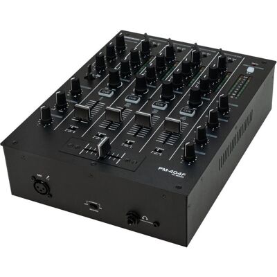 Omnitronic PM-404F 4-Kanal-DJ-Mixer mit Filter und Bluetooth, Mischpult, Schwarz Omnitronic PM-404F 4-Kanal-DJ-Mixer mit Filter und Bluetooth, Mischpult, Schwarz