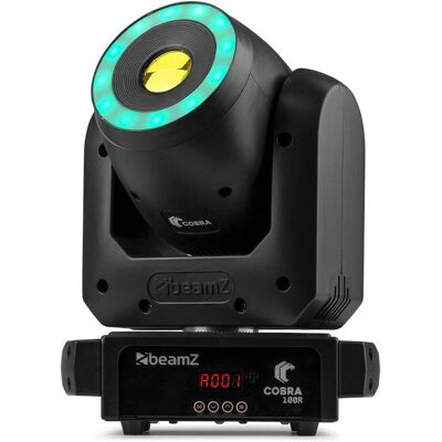 BeamZ Moving Head COBRA 100R (100 W, LED), Scheinwerfer, Schwarz BeamZ Moving Head COBRA 100R (100 W, LED), Scheinwerfer, Schwarz