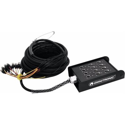 Omnitronic Multicore Stagebox 8/4 30m (30 m, Multicore Kabel, XLR Kabel), Audiokabel Omnitronic Multicore Stagebox 8/4 30m (30 m, Multicore Kabel, XLR Kabel), Audiokabel