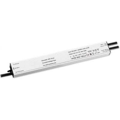 Isoled, Beleuchtung Zubehör, LED PWM-Trafo 24V/DC, 0-60W, slim, Push/Dali-2 dimmbar, IP67, SELV Isoled, Beleuchtung Zubehör, LED PWM-Trafo 24V/DC, 0-60W, slim, Push/Dali-2 dimmbar, IP67, SELV