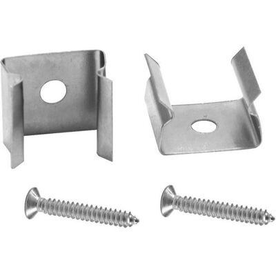 EuroLite Halterung für Leer-Rohre 10x10mm Set 2x mit Schraube, Zubehör DJ EuroLite Halterung für Leer-Rohre 10x10mm Set 2x mit Schraube, Zubehör DJ