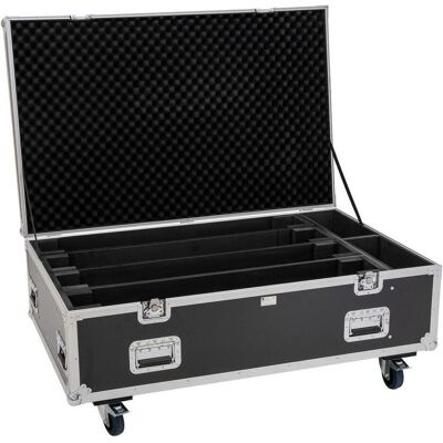 Roadinger Flightcase PRO 4x LED BAR-8 SWING mit Rollen, Audio Racks + Cases, Schwarz Roadinger Flightcase PRO 4x LED BAR-8 SWING mit Rollen, Audio Racks + Cases, Schwarz