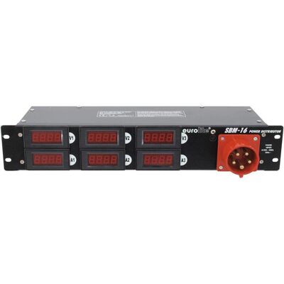 EuroLite SBM-16 19 Zoll Stromverteiler 6fach 2 HE, Zubehör DJ EuroLite SBM-16 19 Zoll Stromverteiler 6fach 2 HE, Zubehör DJ