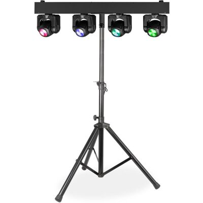 BeamZ Panther Quatro Beam Bar - Set met moving head bar op statief - 4 RGBW moving (160 W, LED), Scheinwerfer, Mehrfarbig BeamZ Panther Quatro Beam Bar - Set met moving head bar op statief - 4 RGBW moving (160 W, LED), Scheinwerfer, Mehrfarbig
