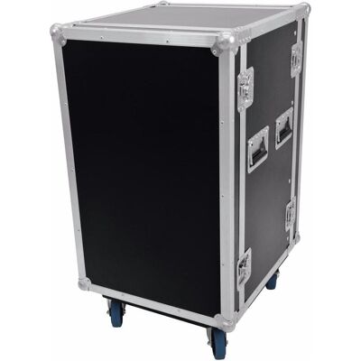 Roadinger Rack Profi 18HE 45cm mit Rollen (19" Rack), Audio Racks + Cases, Silber, Schwarz Roadinger Rack Profi 18HE 45cm mit Rollen (19" Rack), Audio Racks + Cases, Silber, Schwarz