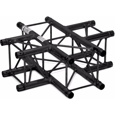 Alutruss DECOLOCK DQ4-SPAC41 4-Weg Kreuz sw, Montage Lichttechnik, Schwarz Alutruss DECOLOCK DQ4-SPAC41 4-Weg Kreuz sw, Montage Lichttechnik, Schwarz