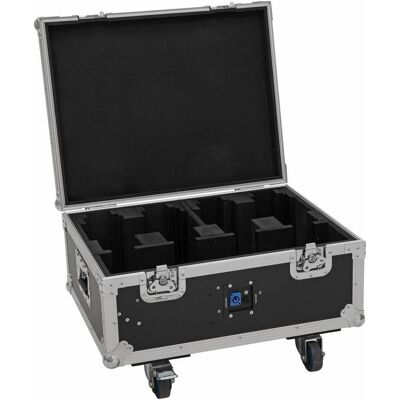 Roadinger Flightcase 4x AKKU MBT-3 mit Rollen und Ladefunktion, Audio Racks + Cases, Schwarz Roadinger Flightcase 4x AKKU MBT-3 mit Rollen und Ladefunktion, Audio Racks + Cases, Schwarz