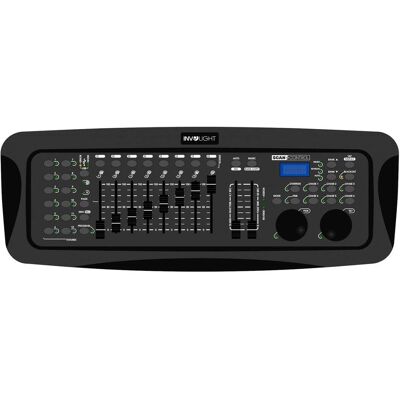 InvoLight ScanControl DMX512 controller 12 devices with up to 16 DMX channels each controllable jog wheels USB, Lichtsteuerung InvoLight ScanControl DMX512 controller 12 devices with up to 16 DMX channels each controllable jog wheels USB, Lichtsteuerung