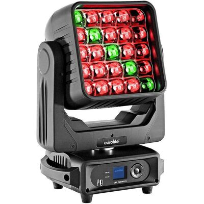 EuroLite LED TMH-W375 Matrix Moving-Head Wash Zoom (15 W, LED), Scheinwerfer, Schwarz EuroLite LED TMH-W375 Matrix Moving-Head Wash Zoom (15 W, LED), Scheinwerfer, Schwarz