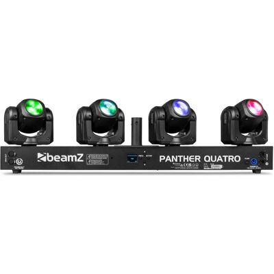 BeamZ Lichtset PANTHER Quatro Beam, Gewicht: 9.8 kg (40 W, LED), Scheinwerfer, Schwarz BeamZ Lichtset PANTHER Quatro Beam, Gewicht: 9.8 kg (40 W, LED), Scheinwerfer, Schwarz