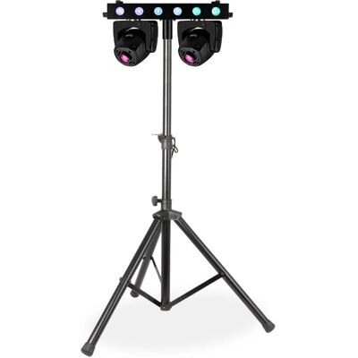 BeamZ Fuze Twin moving head bar - Set van 2 RGBW moving heads op statief - 75W (75 W, LED), Scheinwerfer, Mehrfarbig BeamZ Fuze Twin moving head bar - Set van 2 RGBW moving heads op statief - 75W (75 W, LED), Scheinwerfer, Mehrfarbig