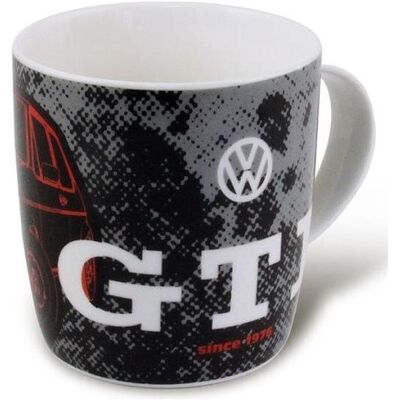 Konjac Sponge, Auto Innenraum Zubehör, VW GTI kaffekop "Since 1976" sort, 370 ml Konjac Sponge, Auto Innenraum Zubehör, VW GTI kaffekop "Since 1976" sort, 370 ml