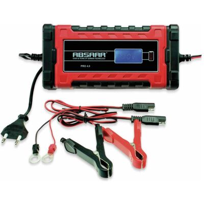 Absaar, Autobatterie Ladegerät, Batterie-Ladegerät Pro 4.0 6/12 V- 4 A (4 A, 12V, 6V) Absaar, Autobatterie Ladegerät, Batterie-Ladegerät Pro 4.0 6/12 V- 4 A (4 A, 12V, 6V)