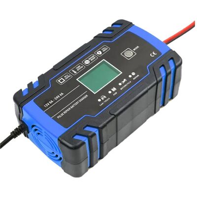 Extralink, Autobatterie Ladegerät, Automatyczny prostownik do akumulatora 12/24V 8A niebieski (8 A, 12V, 24V) Extralink, Autobatterie Ladegerät, Automatyczny prostownik do akumulatora 12/24V 8A niebieski (8 A, 12V, 24V)