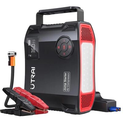 Utrai, Starthilfe, JS5-Anlasser mit Kompressor (12000 mAh) Utrai, Starthilfe, JS5-Anlasser mit Kompressor (12000 mAh)
