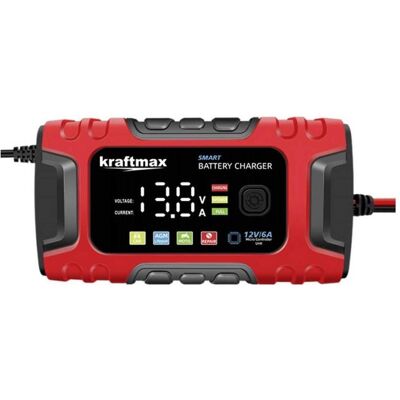 Kraftmax, Autobatterie Ladegerät, Ladegerät (6 A, 12V) Kraftmax, Autobatterie Ladegerät, Ladegerät (6 A, 12V)