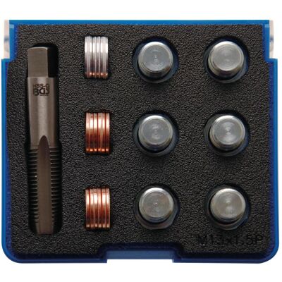 BGS, Fahrzeug Werkzeug, Reparatursatz für Öl-Ablass-Gewinde M13 x 1,5 mm BGS, Fahrzeug Werkzeug, Reparatursatz für Öl-Ablass-Gewinde M13 x 1,5 mm