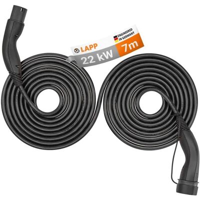 Lapp Mobility, Elektroauto Ladekabel, Selbstaufrollendes Ladekabel Typ 2, bis zu 22 kW, 7 m, schwarz (Typ 2, 22 kW, 32 A, 7 m) Lapp Mobility, Elektroauto Ladekabel, Selbstaufrollendes Ladekabel Typ 2, bis zu 22 kW, 7 m, schwarz (Typ 2, 22 kW, 32 A, 7 m)