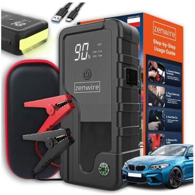 Zenwire, Starthilfe, Booster Jump Starter 6400 mAh Powerbank Samochodowy CY16 (6400 mAh) Zenwire, Starthilfe, Booster Jump Starter 6400 mAh Powerbank Samochodowy CY16 (6400 mAh)
