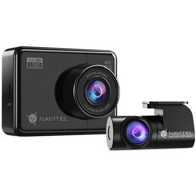 Navitel R9 Dual (Bluetooth, Eingebautes Display, Eingebautes Mikrofon, GPS-Empfänger, WLAN, Full HD), Dashcam, Schwarz Navitel R9 Dual (Bluetooth, Eingebautes Display, Eingebautes Mikrofon, GPS-Empfänger, WLAN, Full HD), Dashcam, Schwarz