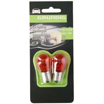 Grundig Automotive, Autolampe, Carlight 12V 21W BAU15S E4 (PY21W) Grundig Automotive, Autolampe, Carlight 12V 21W BAU15S E4 (PY21W)