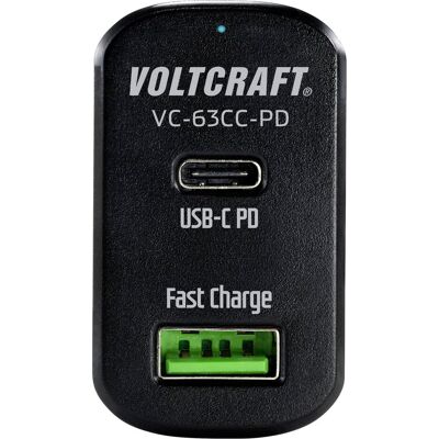 VOLTCRAFT VC-63CC-PD Auto-Ladegerät mit USB-C Power Delivery VOLTCRAFT VC-63CC-PD Auto-Ladegerät mit USB-C Power Delivery
