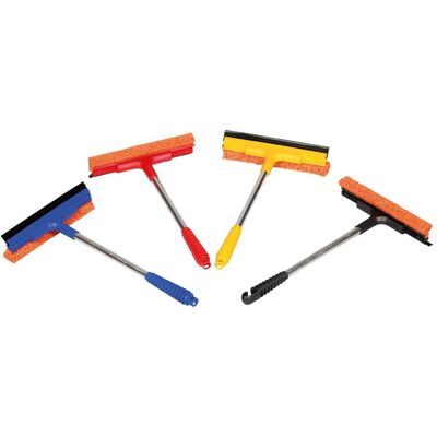 Max4car, Fahrzeugreinigung Zubehör, Scheibenwascher Alu, lang, mit Schwamm, mehrfarbig assortier Max4car, Fahrzeugreinigung Zubehör, Scheibenwascher Alu, lang, mit Schwamm, mehrfarbig assortier