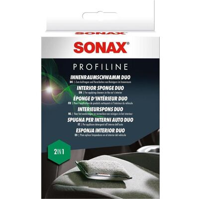 Sonax, Fahrzeugreinigung Zubehör, PROFILINE Innenraum Schwamm Duo Sonax, Fahrzeugreinigung Zubehör, PROFILINE Innenraum Schwamm Duo