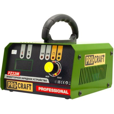Procraft, Autobatterie Ladegerät, PZ22M Ladegerät 12/24 V Ladespannung 20/15 A Ladestrom für Autobatterien (20 A, 12V, 24V) Procraft, Autobatterie Ladegerät, PZ22M Ladegerät 12/24 V Ladespannung 20/15 A Ladestrom für Autobatterien (20 A, 12V, 24V)