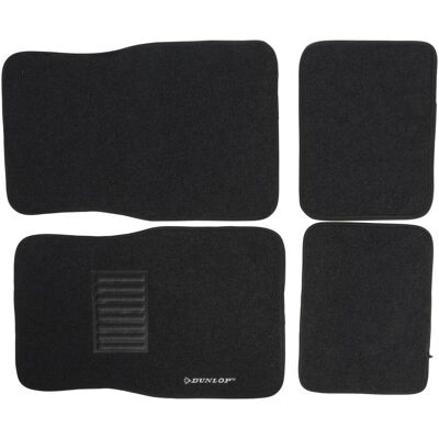Dunlop Autoteppich, Car mat set carpet PP 4pc.. (1 Set à 4 Fussmatten) Dunlop Autoteppich, Car mat set carpet PP 4pc.. (1 Set à 4 Fussmatten)
