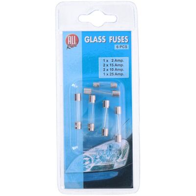 All Ride, Auto Innenraum Zubehör, Glass fuses ass 6pcs All Ride, Auto Innenraum Zubehör, Glass fuses ass 6pcs