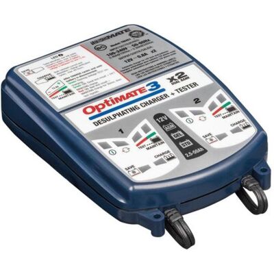 Tecmate, Autobatterie Ladegerät, Optimate 3 x 2 (12V) Tecmate, Autobatterie Ladegerät, Optimate 3 x 2 (12V)