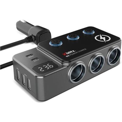 Xblitz R9 Autohändler, Auto Adapter, Schwarz Xblitz R9 Autohändler, Auto Adapter, Schwarz