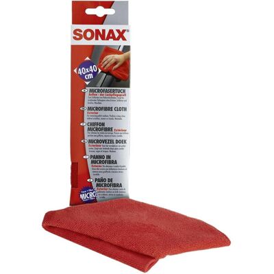 Sonax, Fahrzeugreinigung Zubehör, Microfaser Tuch Aussen, 40x40 cm Sonax, Fahrzeugreinigung Zubehör, Microfaser Tuch Aussen, 40x40 cm
