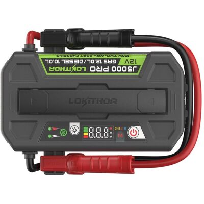 Lokithor, Starthilfe, Startbooster Auto (5000 A, 32000 mAh) Lokithor, Starthilfe, Startbooster Auto (5000 A, 32000 mAh)