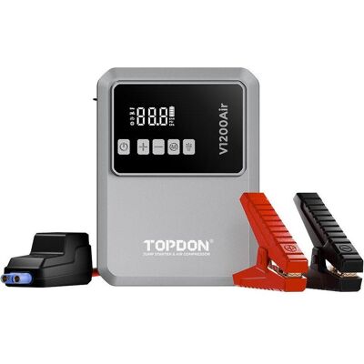 Topdon, Starthilfe, Car Jump Starter JumpSurge V1200air (1200 A, 10000 mAh) Topdon, Starthilfe, Car Jump Starter JumpSurge V1200air (1200 A, 10000 mAh)