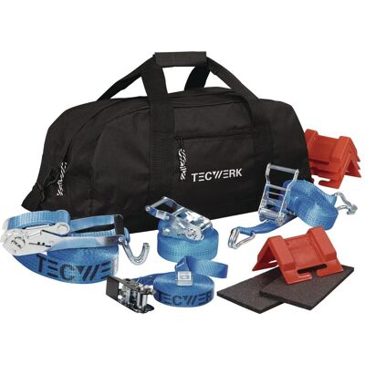Tecwerk, Spanngurt + Ladungssicherung, Ladungssicherungsset Profi Tecwerk, Spanngurt + Ladungssicherung, Ladungssicherungsset Profi