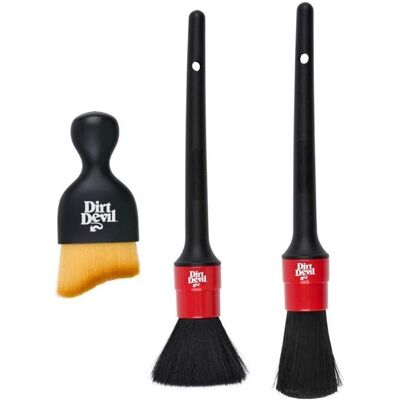 Dirt Devil, Fahrzeugreinigung Zubehör, Auto-Innenraumbürsten-Set 3ass Dirt Devil, Fahrzeugreinigung Zubehör, Auto-Innenraumbürsten-Set 3ass